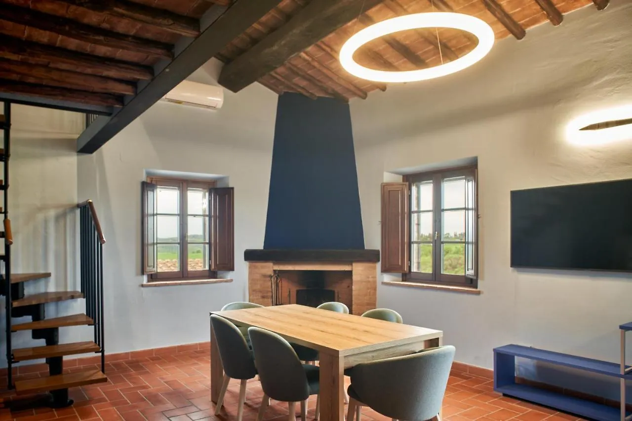 Casa Crete Senesi Appartamento Mirtillo Nel Podere Di Sant'Antonio Asciano Semesterbostad